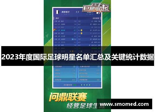 2023年度国际足球明星名单汇总及关键统计数据